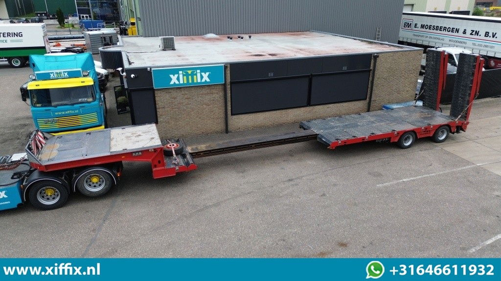 Faymonville 2-ass. Uitschuifbare semi dieplader met dubbele hydr. Kleppen / 2x gestuurd - Low loader semi-trailer: picture 1 Faymonville 2-ass. Uitschuifbare semi dieplader met dubbele hydr. Kleppen / 2x gestuurd - Low loader semi-trailer: picture 1