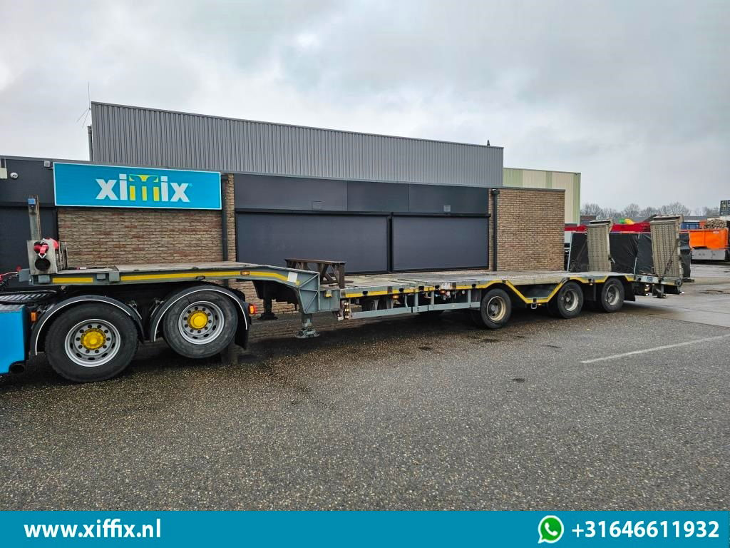 Meusburger 3-ass. Uitschuifbare semi dieplader met aluminium kleppen en wielkuip - Low loader semi-trailer: picture 5 Meusburger 3-ass. Uitschuifbare semi dieplader met aluminium kleppen en wielkuip - Low loader semi-trailer: picture 5