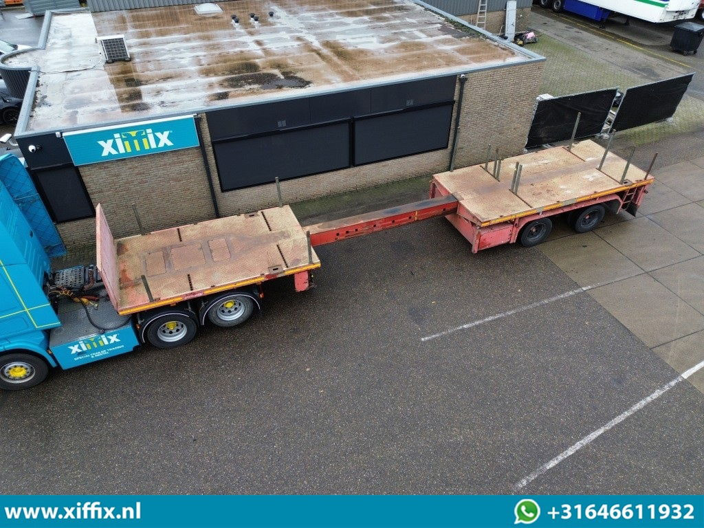 Nooteboom 2-ass. Vlakke uitschuifbare oplegger / 2x gestuurd / 990 cm. Lang - Dropside/ Flatbed semi-trailer: picture 1 Nooteboom 2-ass. Vlakke uitschuifbare oplegger / 2x gestuurd / 990 cm. Lang - Dropside/ Flatbed semi-trailer: picture 1