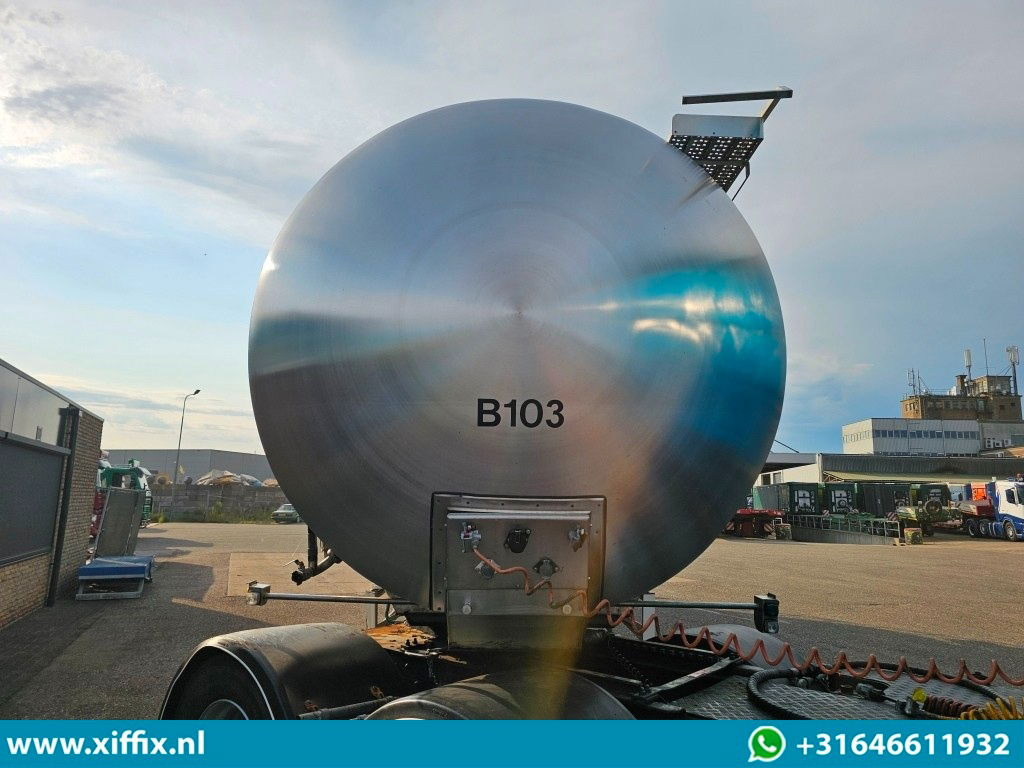 Tank semi-trailer Parcisa 3-ass. Geisoleerde RVS tankoplegger / ADR / Chemie / 1 Compartiment: picture 6