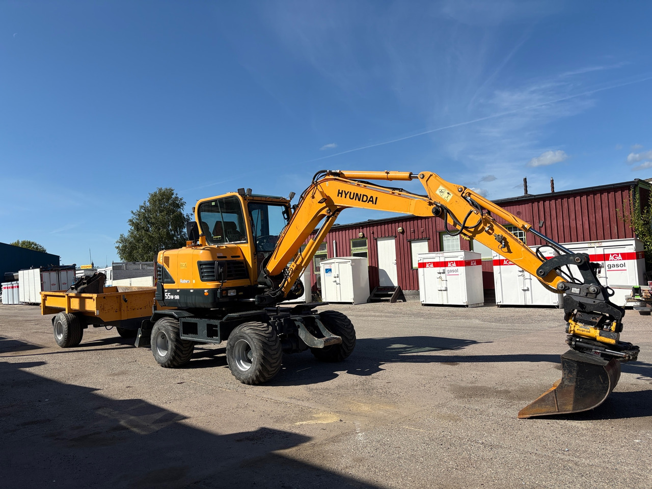 Hyundai Robex 55W-9A - Excavator: picture 1 Hyundai Robex 55W-9A - Excavator: picture 1