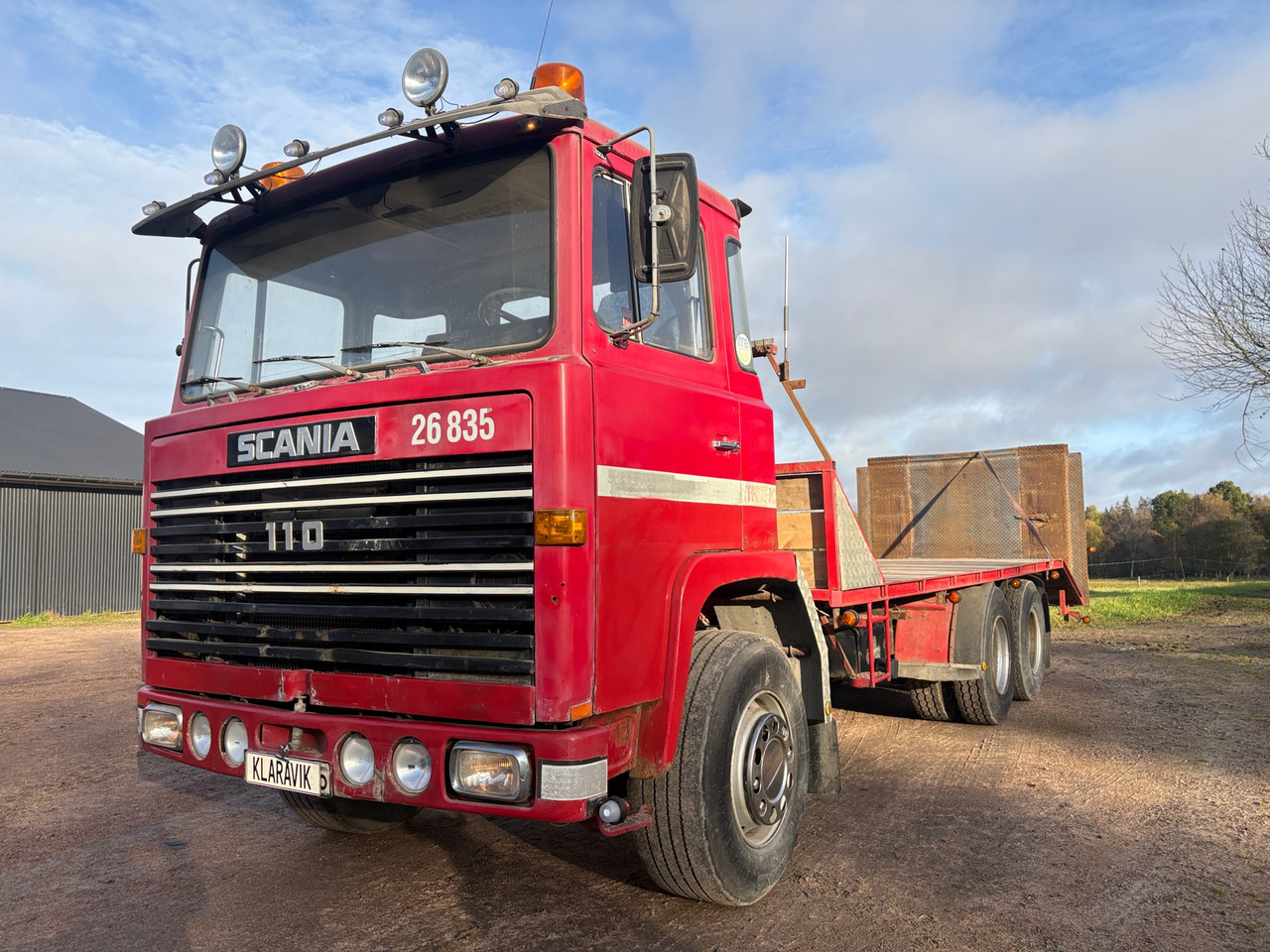 Scania 110 - Dropside/ Flatbed truck: picture 1 Scania 110 - Dropside/ Flatbed truck: picture 1