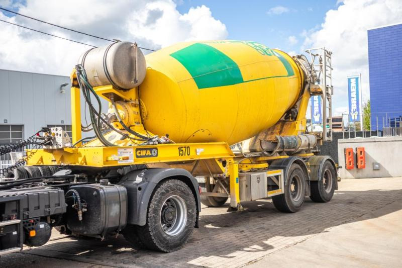 Cifa BETON MIXER/MALAXEUR/MISCHER 12M3 - STEERING AXLE - Concrete mixer semi-trailer: picture 1 Cifa BETON MIXER/MALAXEUR/MISCHER 12M3 - STEERING AXLE - Concrete mixer semi-trailer: picture 1