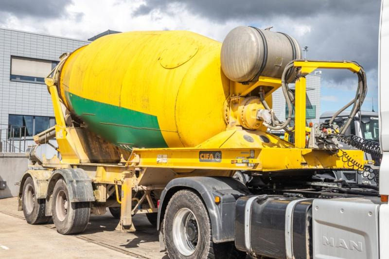 Cifa BETON MIXER/MALAXEUR/MISCHER 12M3 - STEERING AXLE - Concrete mixer semi-trailer: picture 2 Cifa BETON MIXER/MALAXEUR/MISCHER 12M3 - STEERING AXLE - Concrete mixer semi-trailer: picture 2