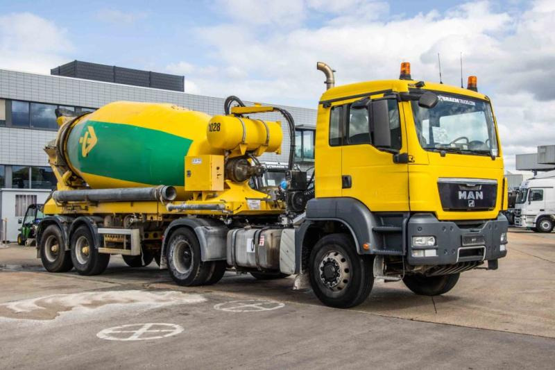 DE BUF BETON MIXER/MALAXEUR/MISCHER 10M3 - Concrete mixer semi-trailer: picture 3 DE BUF BETON MIXER/MALAXEUR/MISCHER 10M3 - Concrete mixer semi-trailer: picture 3
