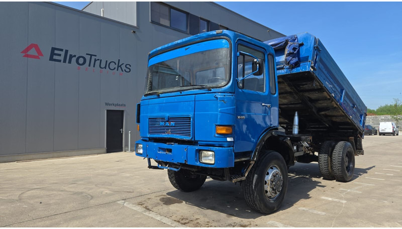 MAN 16.170 (4X4 / STEEL SUSP. / 6 CYLINDER / MANUAL PUMP / BIG HUB / LAMES) - Tipper: picture 1 MAN 16.170 (4X4 / STEEL SUSP. / 6 CYLINDER / MANUAL PUMP / BIG HUB / LAMES) - Tipper: picture 1