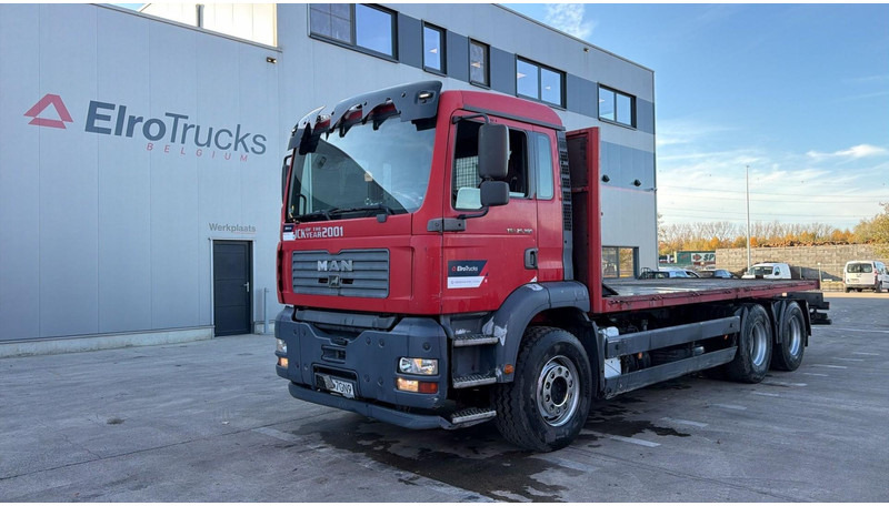 MAN TGA 26.360 (6X4 / STEEL SUSP / LAMES / MANUAL PUMP / BOITE MANUELLE / MANUAL GEARBOX) - Dropside/ Flatbed truck: picture 1 MAN TGA 26.360 (6X4 / STEEL SUSP / LAMES / MANUAL PUMP / BOITE MANUELLE / MANUAL GEARBOX) - Dropside/ Flatbed truck: picture 1