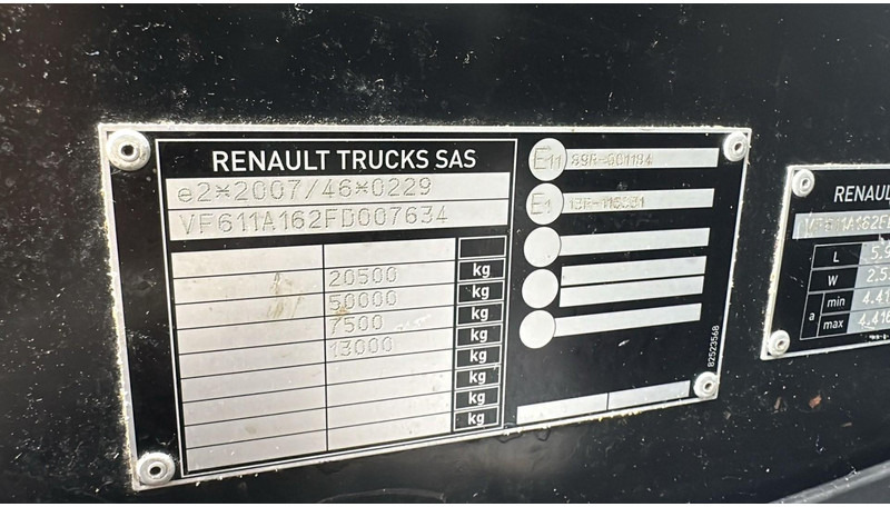 Tractor unit Renault T 460 (EURO 6 / BONNE ETAT / AIRCO / PROPRE): picture 17