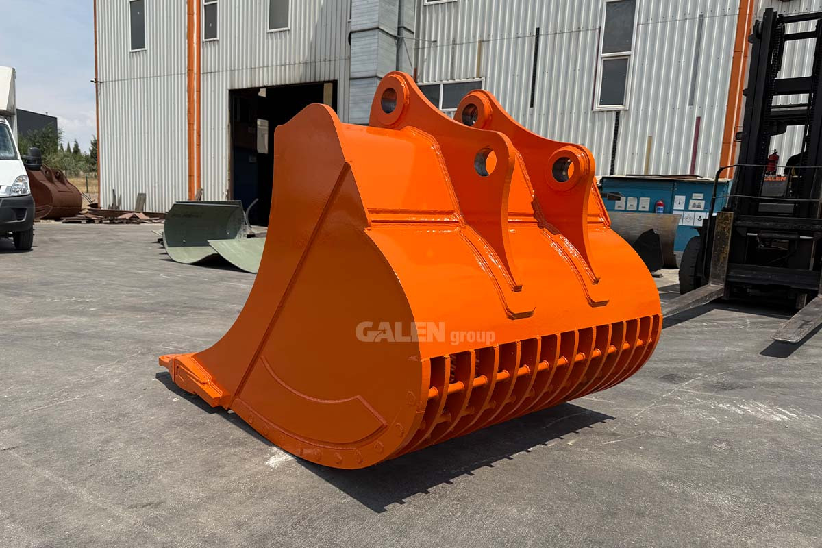 HITACHI ZX350 Screen Bucket - Sorting bucket for Construction machinery: picture 3 HITACHI ZX350 Screen Bucket - Sorting bucket for Construction machinery: picture 3