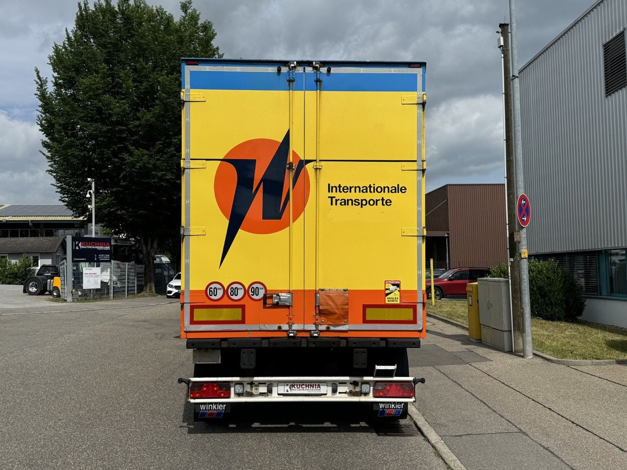 Closed box trailer Bachert 14t Alu-Möbelkoffer 7,2m BPW Luft ZS: picture 6