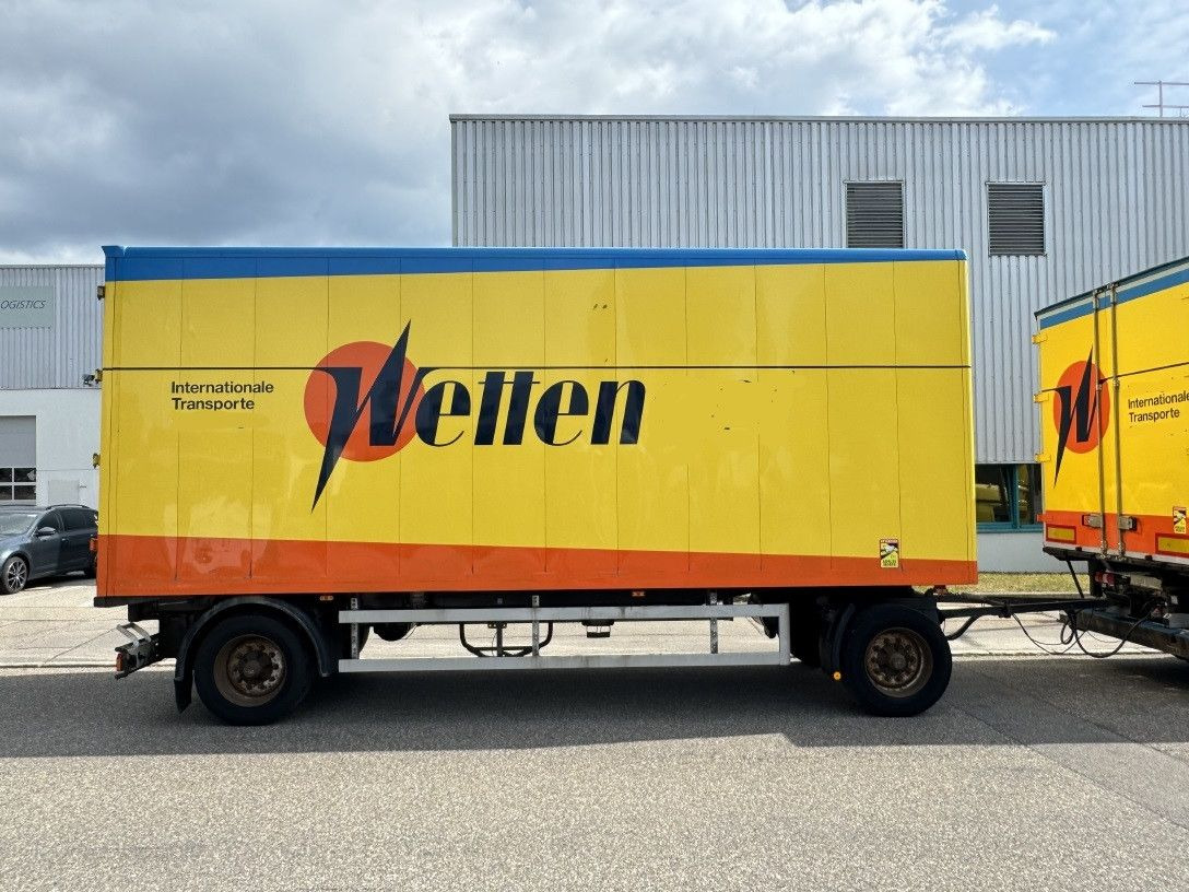 Closed box trailer Bachert 14t Alu-Möbelkoffer 7,2m BPW Luft ZS: picture 8