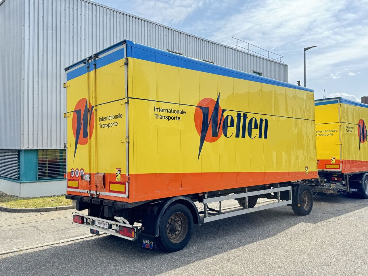 Closed box trailer Bachert 14t Alu-Möbelkoffer 7,2m BPW Luft ZS: picture 7