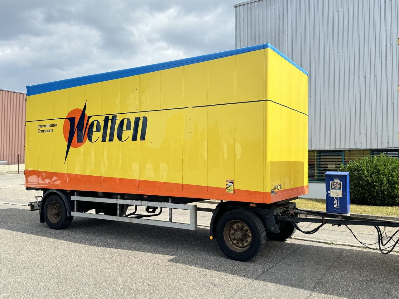 Closed box trailer Bachert 14t Alu-Möbelkoffer 7,2m BPW Luft ZS: picture 9