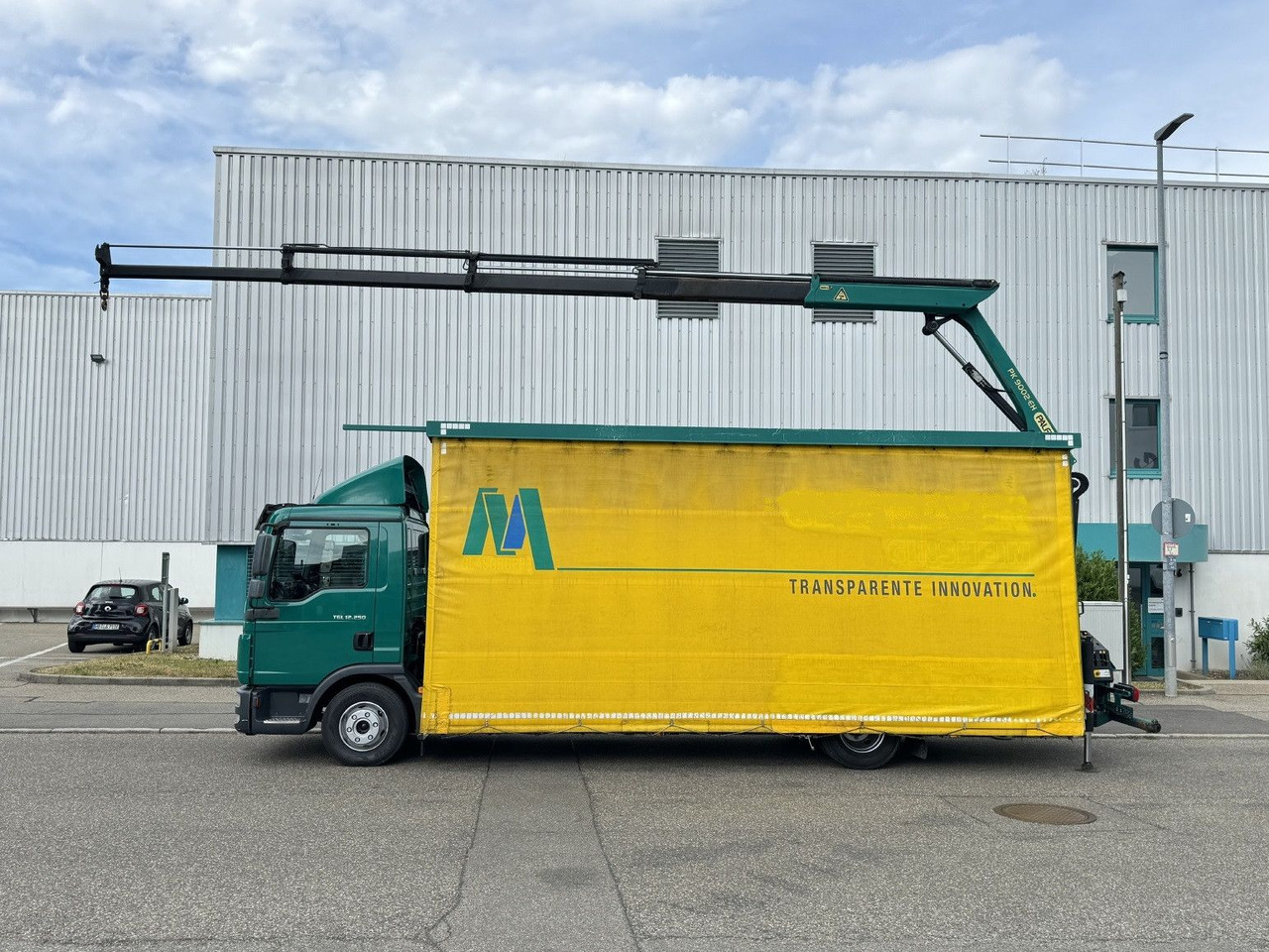 MAN TGL 12.250 Glastransport Kran PK9002 Funk Klima - Crane truck: picture 4 MAN TGL 12.250 Glastransport Kran PK9002 Funk Klima - Crane truck: picture 4