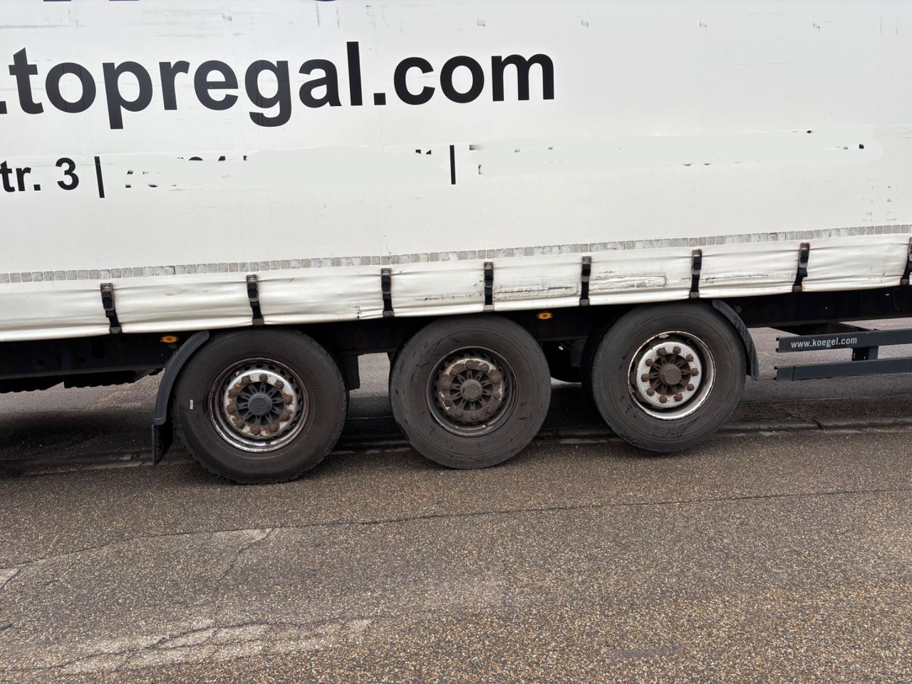 Kögel SN24, Edscha, Schiebeplane, BPW-Achse - Curtainsider semi-trailer: picture 5 Kögel SN24, Edscha, Schiebeplane, BPW-Achse - Curtainsider semi-trailer: picture 5