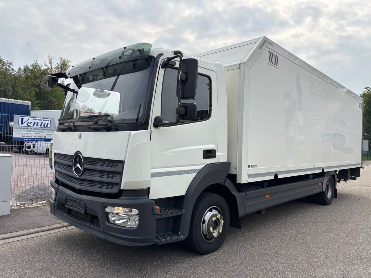 Mercedes-Benz Atego III 1223L, Euro-6, Klima, LBW - Box truck: picture 1 Mercedes-Benz Atego III 1223L, Euro-6, Klima, LBW - Box truck: picture 1