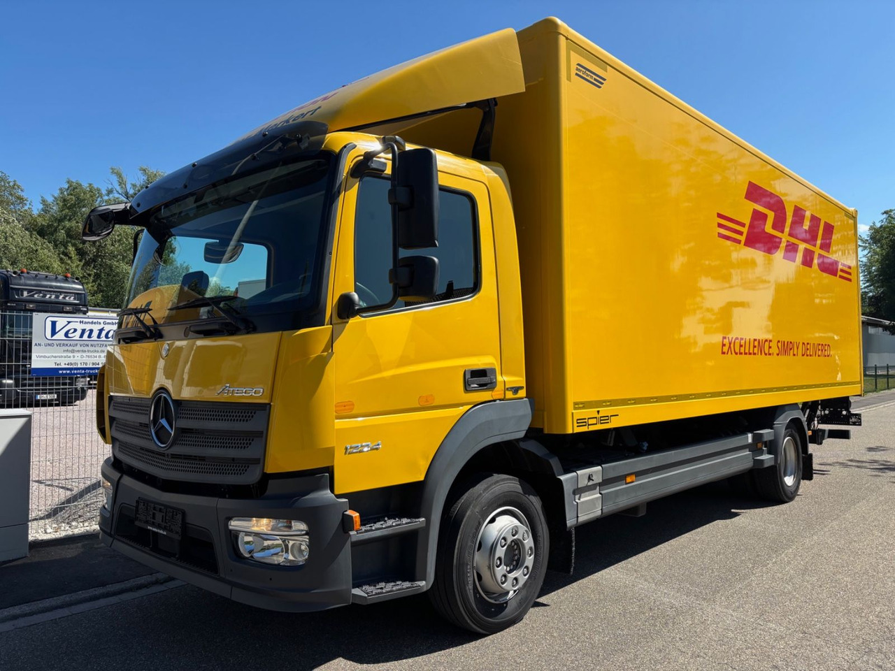 Mercedes-Benz Atego III 1224L, Euro-6, Klima, LBW - Box truck: picture 1 Mercedes-Benz Atego III 1224L, Euro-6, Klima, LBW - Box truck: picture 1