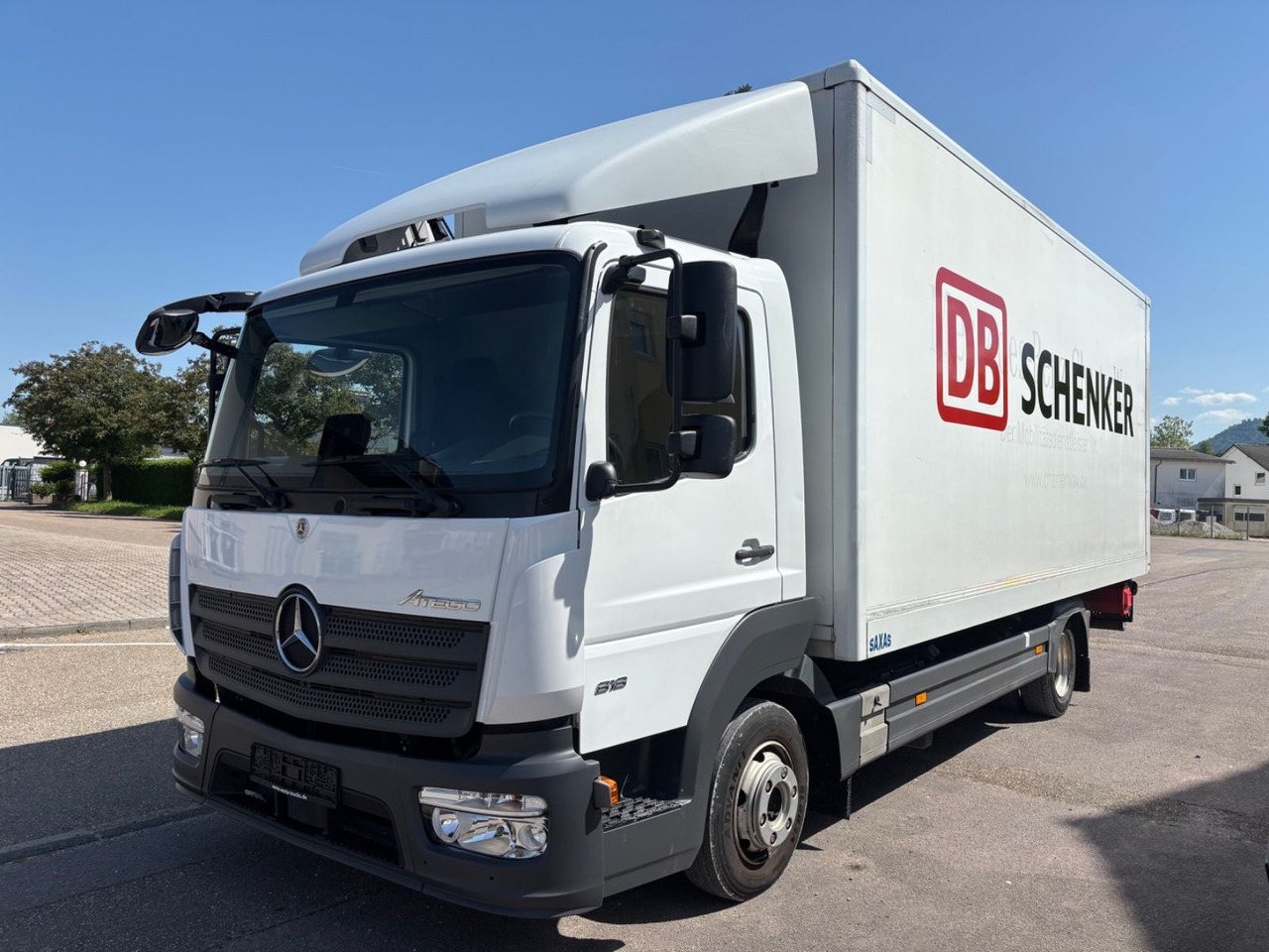 Mercedes-Benz Atego III 818L, Euro-6, Klima, LBW, Ladung1986kg - Box truck: picture 1 Mercedes-Benz Atego III 818L, Euro-6, Klima, LBW, Ladung1986kg - Box truck: picture 1