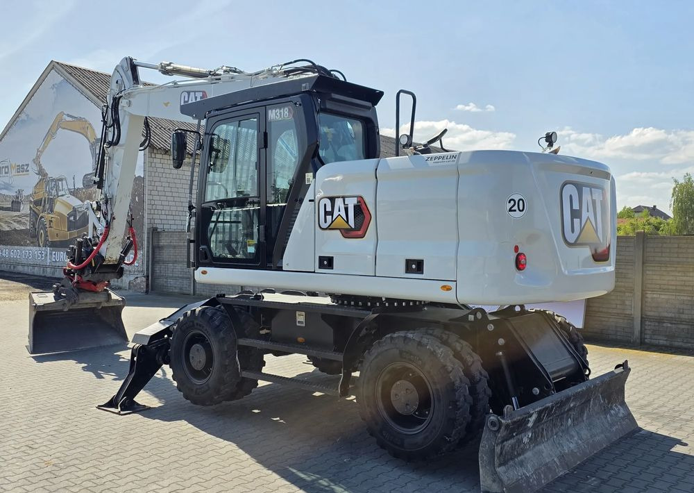 Caterpillar 318, 2021 ROK, 2200 MTH, ROTOTILT R5 - Wheel excavator: picture 4 Caterpillar 318, 2021 ROK, 2200 MTH, ROTOTILT R5 - Wheel excavator: picture 4