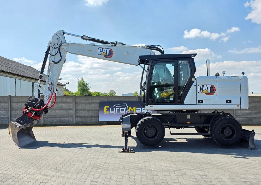 Caterpillar 318, 2021 ROK, 2200 MTH, ROTOTILT R5 - Wheel excavator: picture 3 Caterpillar 318, 2021 ROK, 2200 MTH, ROTOTILT R5 - Wheel excavator: picture 3