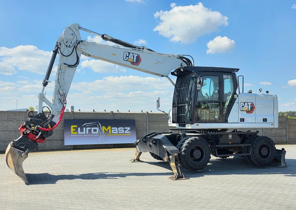 Caterpillar 318, 2021 ROK, 2200 MTH, ROTOTILT R5 - Wheel excavator: picture 1 Caterpillar 318, 2021 ROK, 2200 MTH, ROTOTILT R5 - Wheel excavator: picture 1