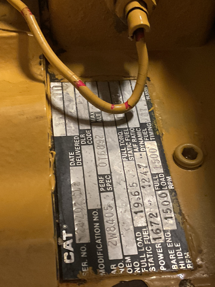Caterpillar 3512, 1400KVA. Like brand new. - Generator set: picture 2 Caterpillar 3512, 1400KVA. Like brand new. - Generator set: picture 2