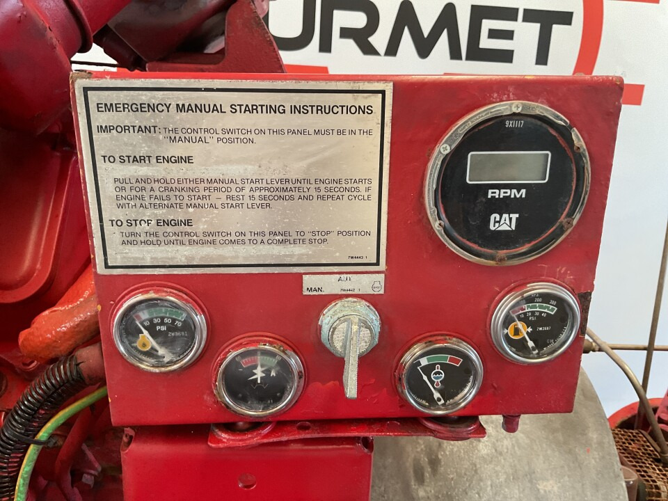 Caterpillar 3412, power unit/waterpump (1) - Other machinery: picture 4 Caterpillar 3412, power unit/waterpump (1) - Other machinery: picture 4