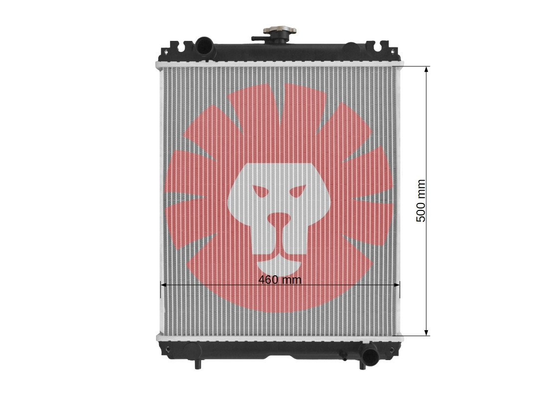 KUBOTA KX161 KX121 KX057-4 KX040-4 U55-4 - Radiator for Excavator: picture 3 KUBOTA KX161 KX121 KX057-4 KX040-4 U55-4 - Radiator for Excavator: picture 3