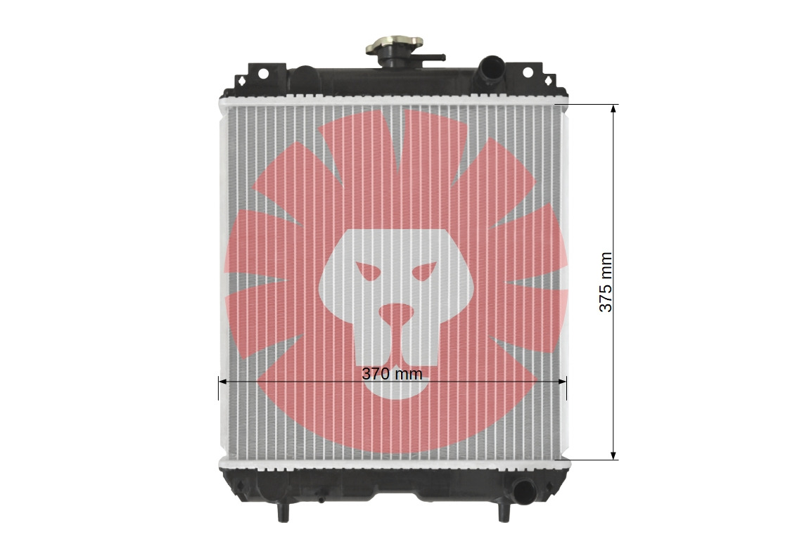 YANMAR MINITRAKTOR - Radiator for Compact tractor: picture 3 YANMAR MINITRAKTOR - Radiator for Compact tractor: picture 3