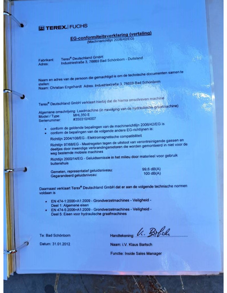 Waste/ Industry handler for transportation of garbage Fuchs MHL350E + Polyp: picture 18 Waste/ Industry handler for transportation of garbage Fuchs MHL350E + Polyp: picture 18