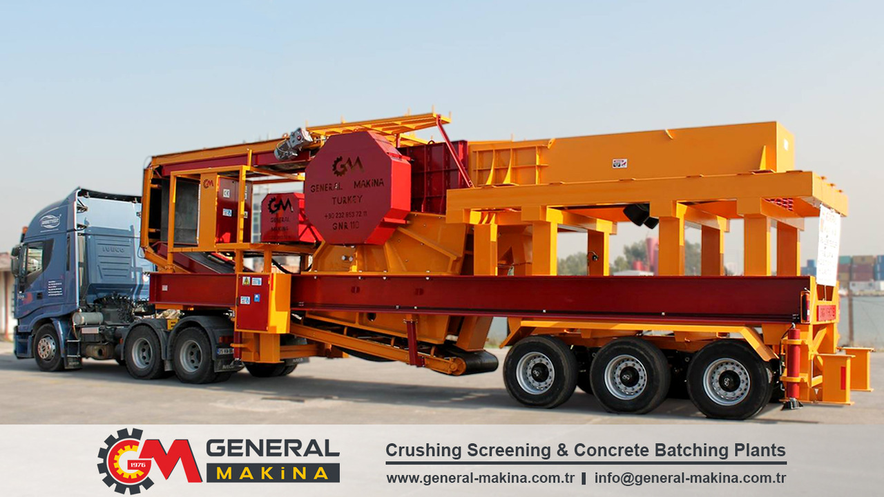 GENERAL MAKİNA Portable Hard Rock Crusher - Jaw crusher: picture 1 GENERAL MAKİNA Portable Hard Rock Crusher - Jaw crusher: picture 1