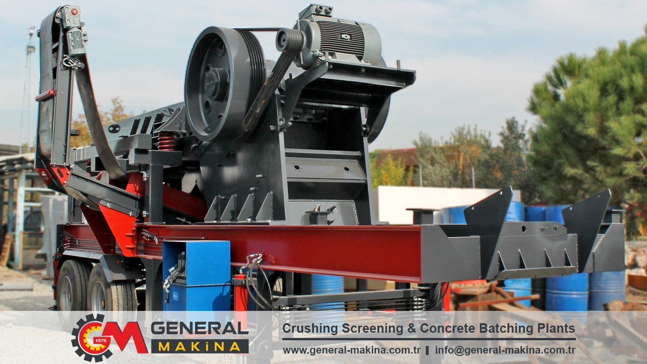 GENERAL MAKİNA Semi Mobile Crushing Plant - Jaw crusher: picture 5 GENERAL MAKİNA Semi Mobile Crushing Plant - Jaw crusher: picture 5