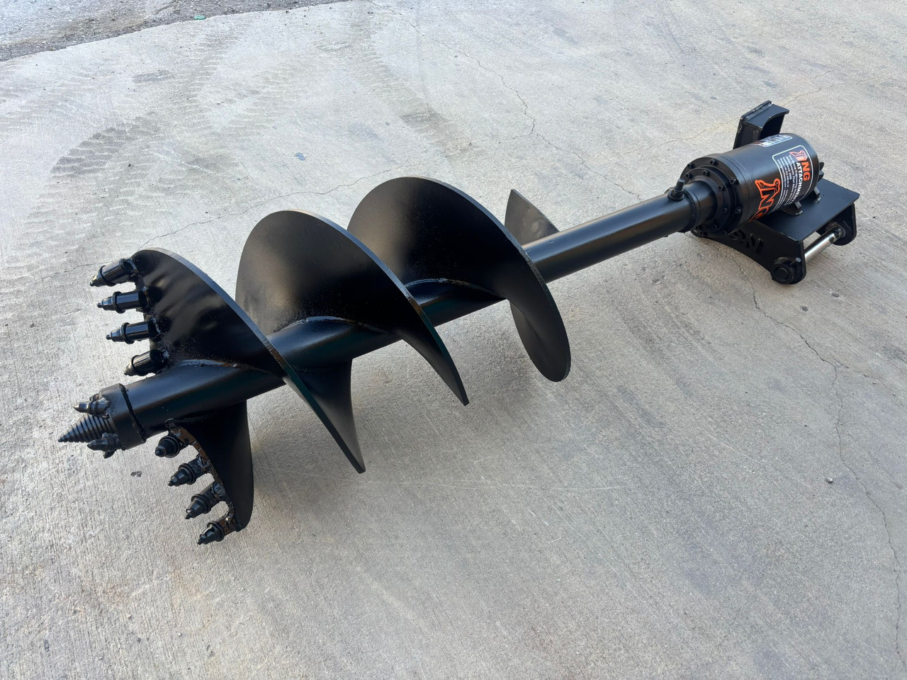 HYDRAULIC AUGER ATTACHMENT - Auger for Excavator: picture 1 HYDRAULIC AUGER ATTACHMENT - Auger for Excavator: picture 1
