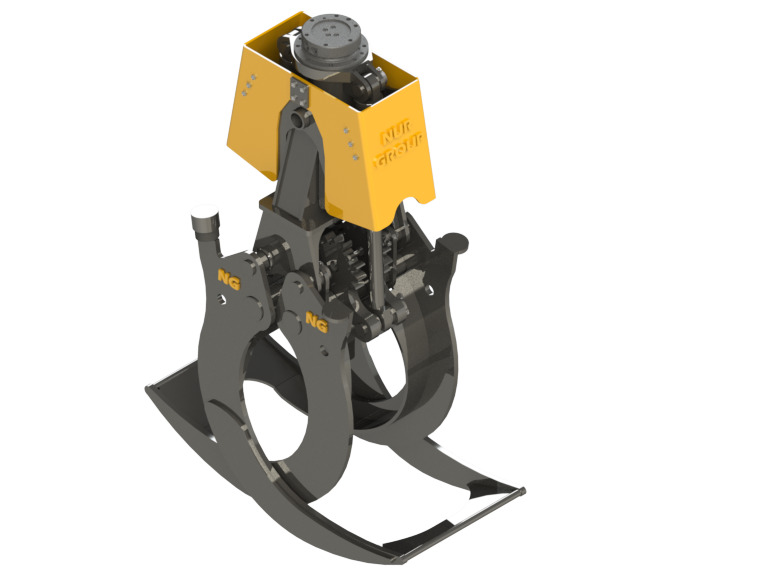 KOMATSU LOG GRAPPLE / TIMBER GRAPPLE - Grapple for Excavator: picture 2 KOMATSU LOG GRAPPLE / TIMBER GRAPPLE - Grapple for Excavator: picture 2