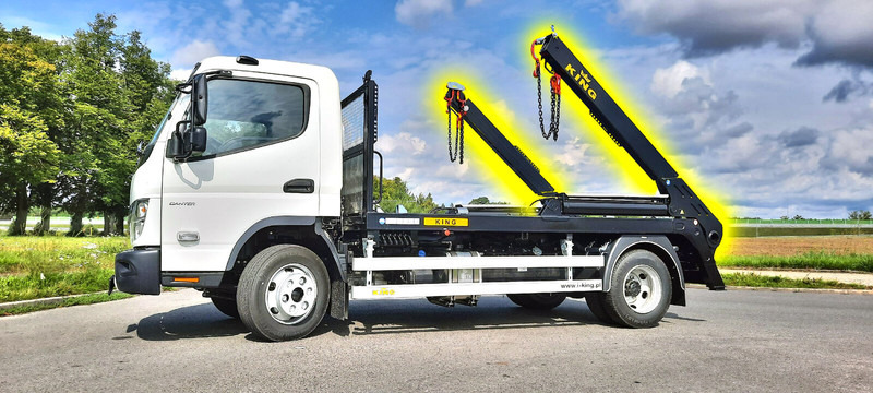 Mitsubishi Fuso 9C18 bramowiec BR6 - Skip loader truck: picture 2 Mitsubishi Fuso 9C18 bramowiec BR6 - Skip loader truck: picture 2