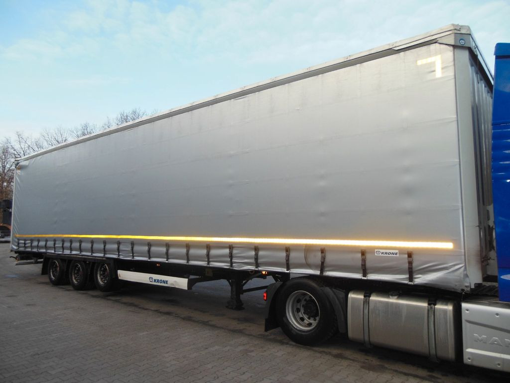Krone SD MEGA LINER, LOWDECK, LIFT ACHSE - Curtainsider semi-trailer: picture 1 Krone SD MEGA LINER, LOWDECK, LIFT ACHSE - Curtainsider semi-trailer: picture 1