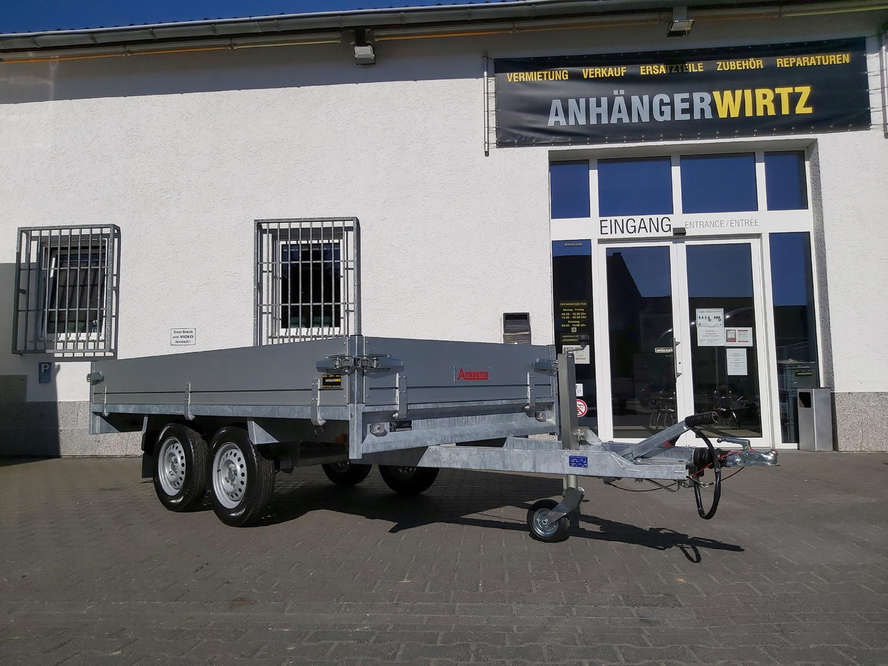 Anssems Hochlader PSX - S 2000 305x153x30cm (M) 2000kg - Dropside/ Flatbed trailer: picture 4 Anssems Hochlader PSX - S 2000 305x153x30cm (M) 2000kg - Dropside/ Flatbed trailer: picture 4
