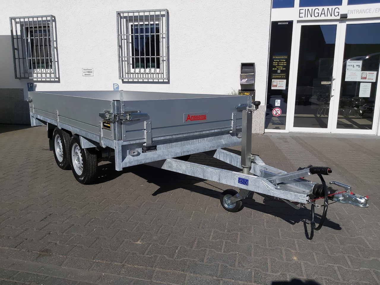 Anssems Hochlader PSX - S 2000 305x153x30cm (M) 2000kg - Dropside/ Flatbed trailer: picture 5 Anssems Hochlader PSX - S 2000 305x153x30cm (M) 2000kg - Dropside/ Flatbed trailer: picture 5