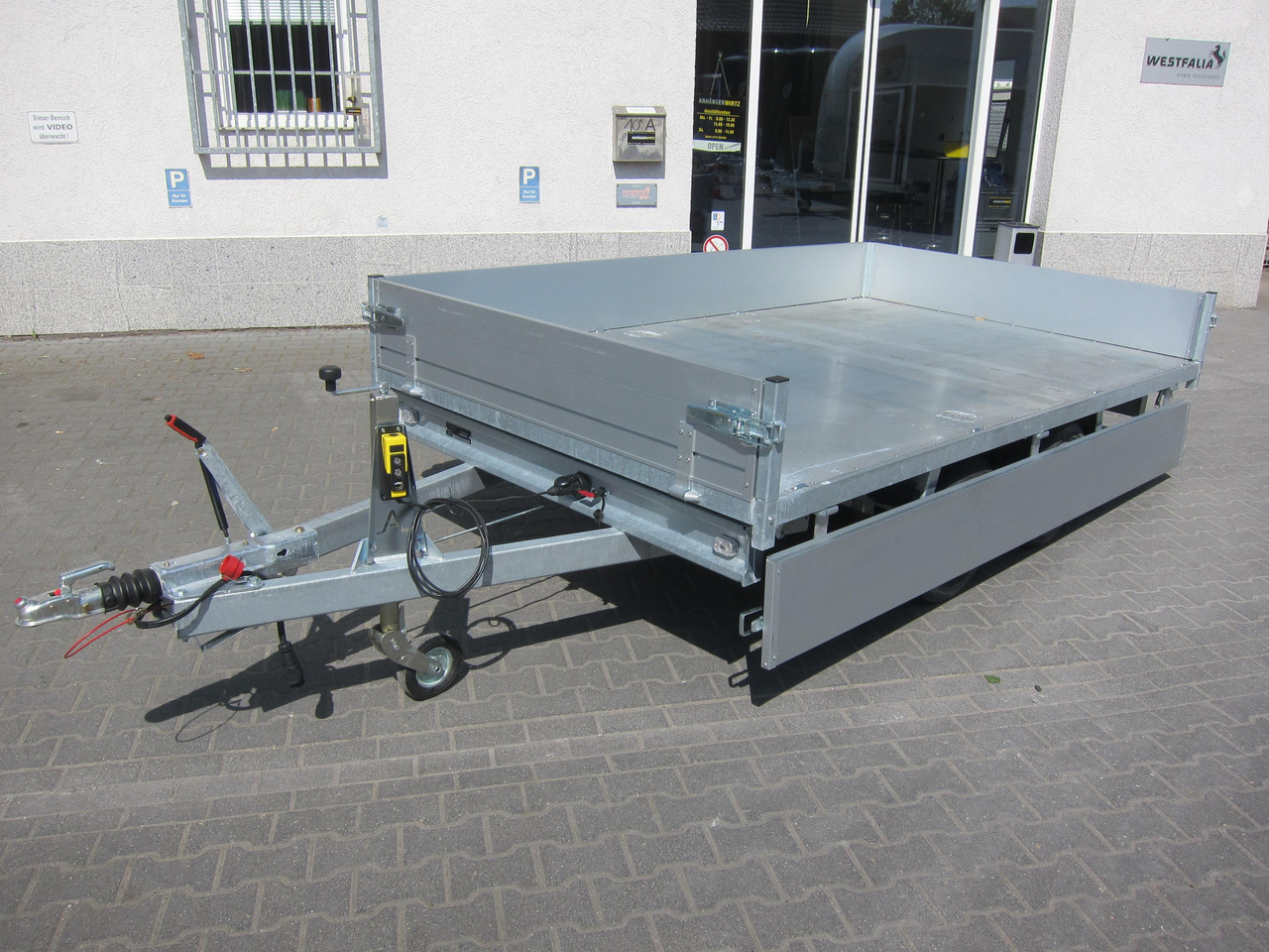 Anssems Kipper KSX 3000 Elektrisch 305x178x30cm Stahlboden niedrig Fahrgestell 3000kg online Aktion - Tipper trailer: picture 4 Anssems Kipper KSX 3000 Elektrisch 305x178x30cm Stahlboden niedrig Fahrgestell 3000kg online Aktion - Tipper trailer: picture 4