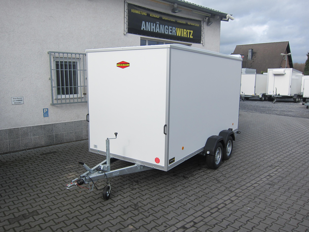 Böckmann Koffer KT 4018/27 H weiß 400x185x200cm +Auffahrrampe (XL) 2700kg - Closed box trailer: picture 4 Böckmann Koffer KT 4018/27 H weiß 400x185x200cm +Auffahrrampe (XL) 2700kg - Closed box trailer: picture 4
