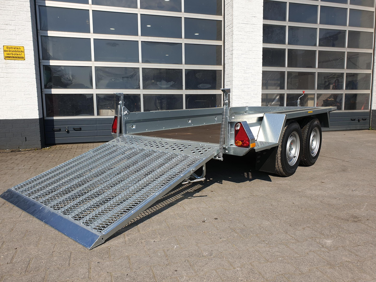 Brenderup Maschinentransporter MT 3080 308x152x27cm 3000kg Winter Online Aktion - Plant trailer: picture 1 Brenderup Maschinentransporter MT 3080 308x152x27cm 3000kg Winter Online Aktion - Plant trailer: picture 1