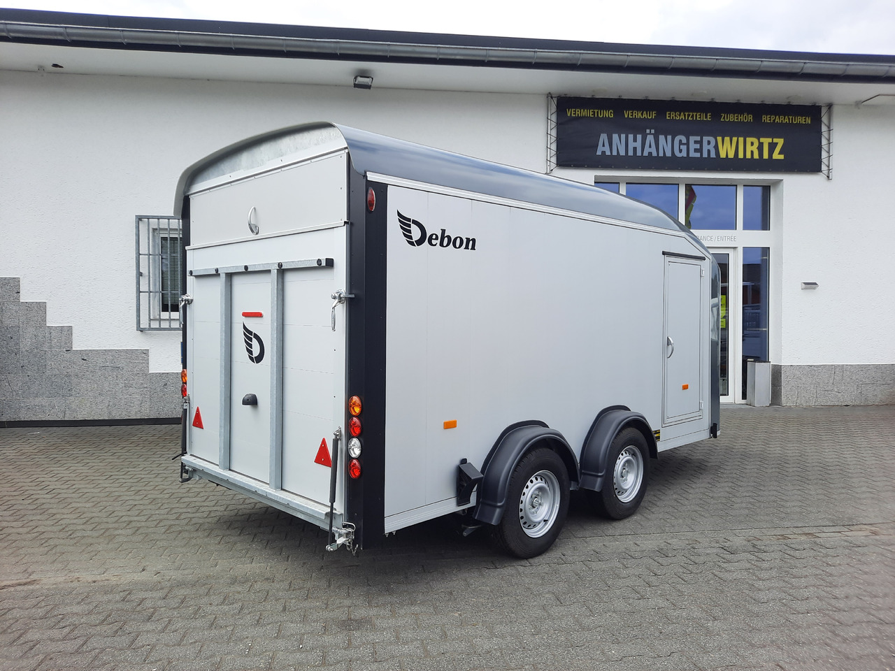 Cargo Roadster 800 435x200x206cm Alu Poly irongrey Seitentür Heckrampe Pullman 100km/H 3500kg - Car trailer: picture 4 Cargo Roadster 800 435x200x206cm Alu Poly irongrey Seitentür Heckrampe Pullman 100km/H 3500kg - Car trailer: picture 4