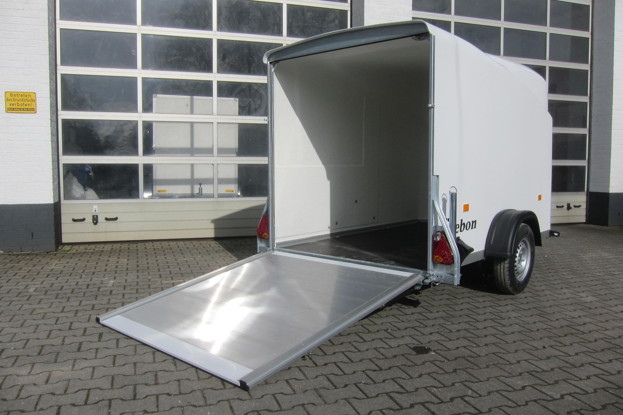 Closed box trailer Debon Cargo 1300 300x152x168cm white Pullman II 1300kg 100km/H Modell 2024: picture 6