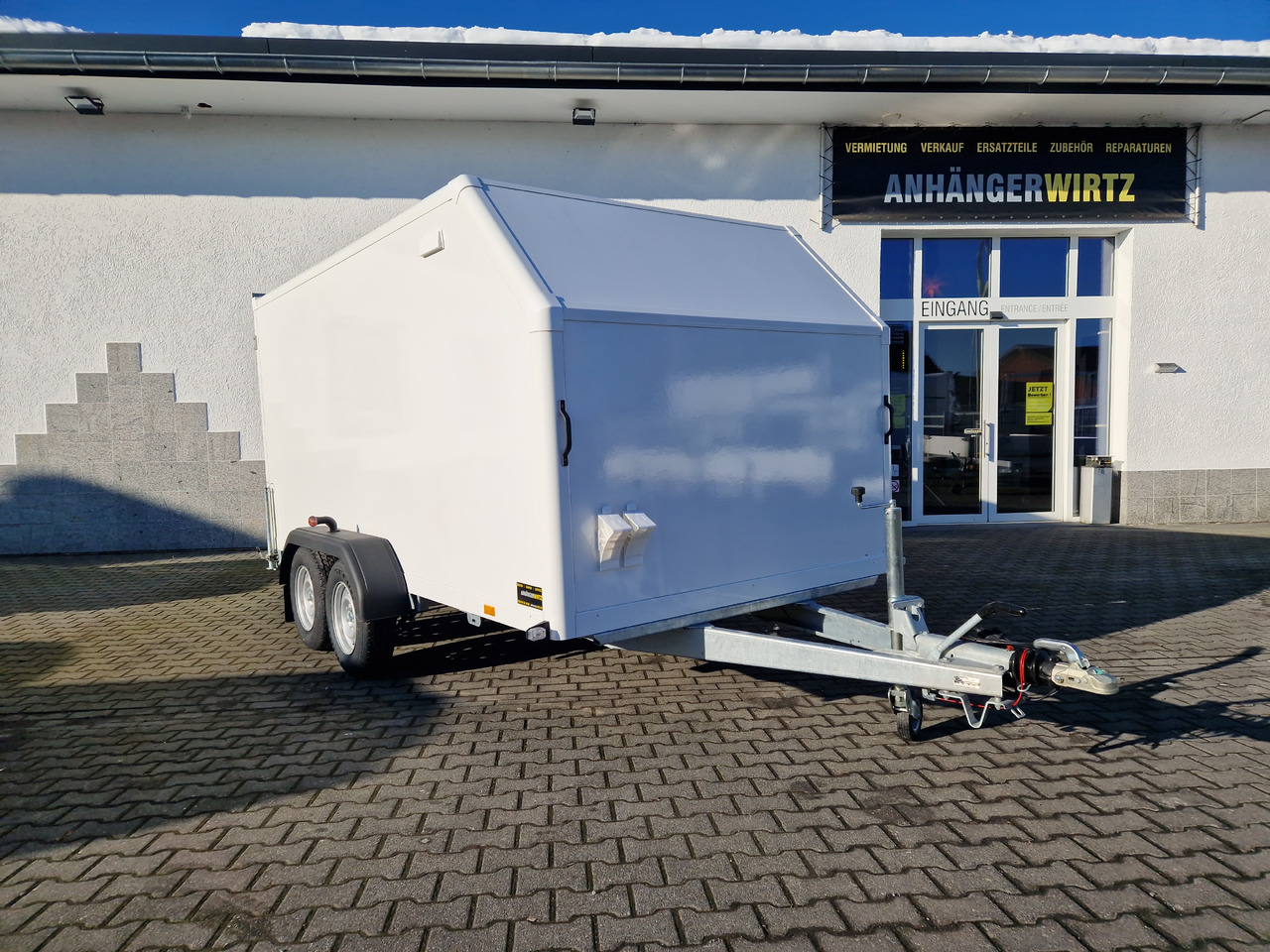 Kargo FS2740/180HTL 405x200x180cm GFK Zurrsystem 100km/H (XL) 2700kg - Closed box trailer: picture 5 Kargo FS2740/180HTL 405x200x180cm GFK Zurrsystem 100km/H (XL) 2700kg - Closed box trailer: picture 5