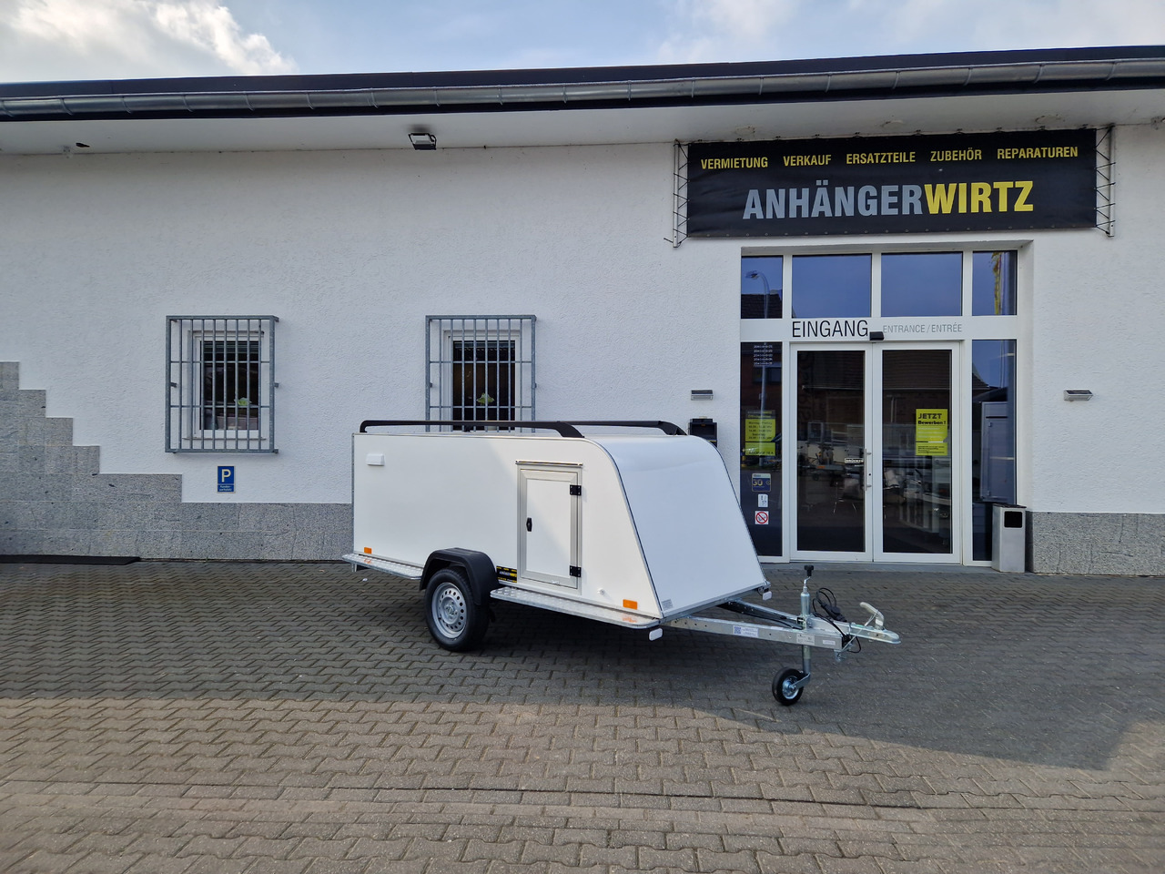 Kofferanhänger TF5 S Midi 300x110x90cm aero Seitentür IL 100km/H 750kg - Closed box trailer: picture 4 Kofferanhänger TF5 S Midi 300x110x90cm aero Seitentür IL 100km/H 750kg - Closed box trailer: picture 4