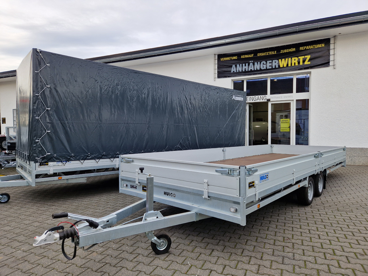 Curtainsider trailer MEDAX - 2 3000 611x203x210cm Hochplane 12" niedrig Fahrwerk 3000kg: picture 7