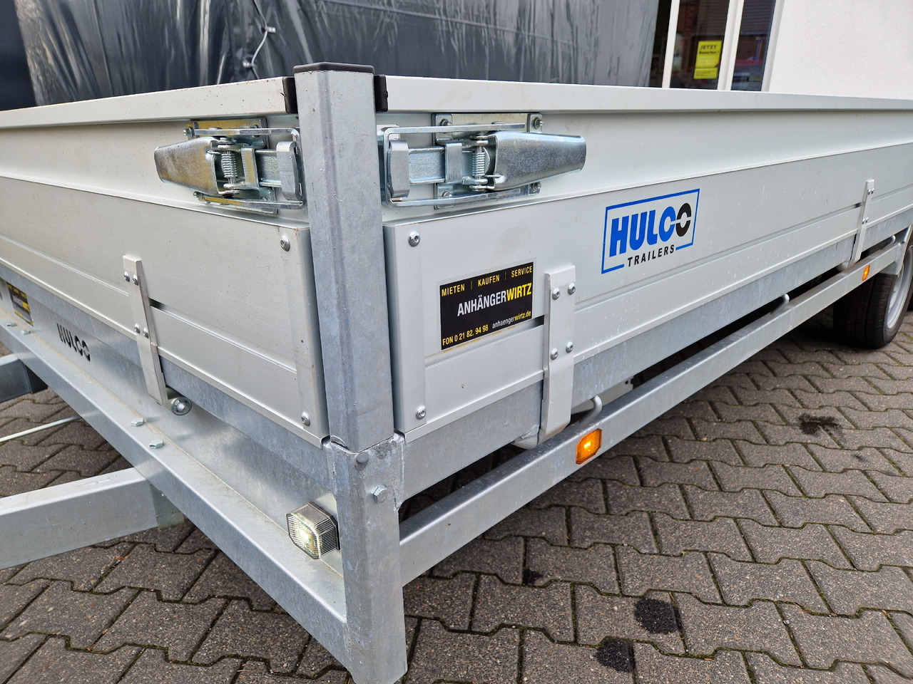 Curtainsider trailer MEDAX - 2 3000 611x203x210cm Hochplane 12" niedrig Fahrwerk 3000kg: picture 8