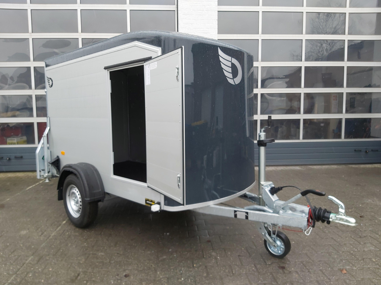 Roadster Sport C255 252x125x154cm aero Alu Poly grey Seitentür Rampekombi (S) 1300kg C255 Aktion - Closed box trailer: picture 2 Roadster Sport C255 252x125x154cm aero Alu Poly grey Seitentür Rampekombi (S) 1300kg C255 Aktion - Closed box trailer: picture 2