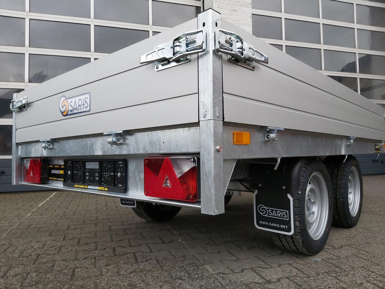 Dropside/ Flatbed trailer Saris PL 276 150 2000 2 276x150x30cm 13" (S) 2000kg Online Aktion: picture 8