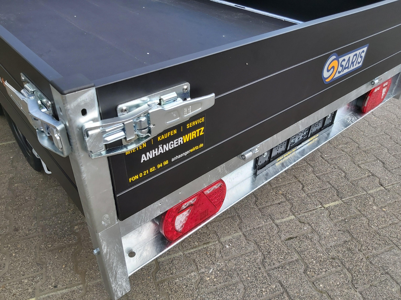 Dropside/ Flatbed trailer Saris PL306 170 2700 2 306x170x30cm black Edition 13" (M) 2700kg: picture 6